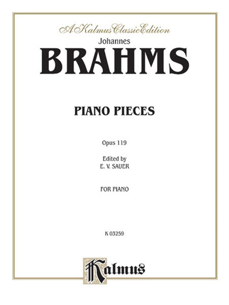 Intermezzi, Rhapsody, Op. 119